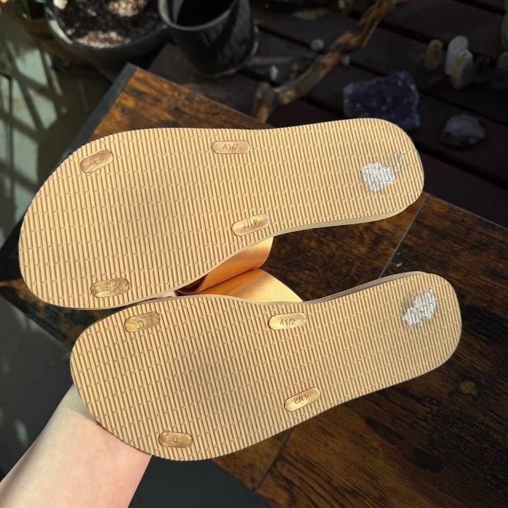 Havianas Gold Aqua Metallic Sandal - Picture 4 of 4